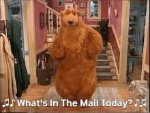Bear Inthe Big Blue House Whats In The Mail Today GIF - Bear Inthe Big Blue House Whats In The Mail Today Mail GIFs
