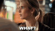 What Emma Roberts GIF - What Emma Roberts Vee GIFs