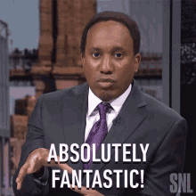 Absolutely Fantastic Stephen A Smith GIF - Absolutely Fantastic Stephen A Smith Saturday Night Live GIFs