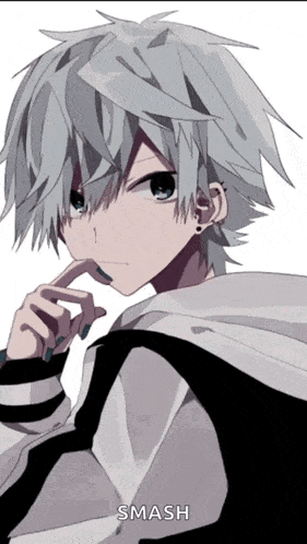 gray hair anime character｜TikTok Search
