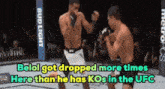 two men are fighting in a boxing ring with a bud light banner behind them