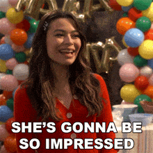 She'S Gonna Be So Impressed Carly Shay GIF - She'S Gonna Be So Impressed Carly Shay Icarly GIFs