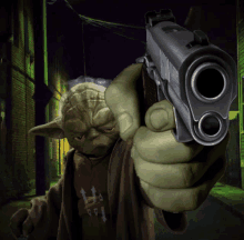 Yoda Gun GIF - Yoda Gun Dank GIFs