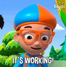 Its Working Blippi GIF - Its Working Blippi Blippi Wonders Educational Cartoons For Kids GIFs