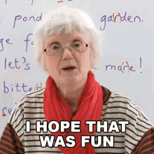 I Hope That Was Fun Gill GIF - I Hope That Was Fun Gill Learn English With Gill GIFs