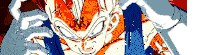a close up of a cartoon character 's face with the letter m on it