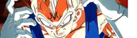a close up of a cartoon character 's face with the letter m on it
