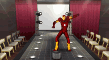 Avengers Sims Iron Man Robot GIF - Avengers Sims Iron Man Robot Tony Stark GIFs