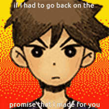 If I Had To Go Back On The Promise That I Made For You Stronger Than You GIF - If I Had To Go Back On The Promise That I Made For You Stronger Than You Omori GIFs