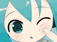 Hatsune Miku Blush GIF - Hatsune Miku Blush Shy GIFs