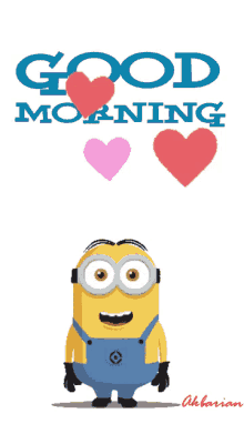 Good Morning Minions GIF - Good Morning Minions Heart GIFs
