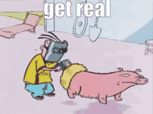 Get Real Pig GIF - Get Real Pig Ed Edd N Eddy GIFs