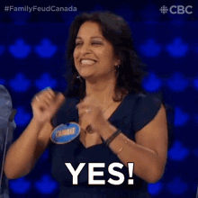 Yes Camille GIF - Yes Camille Family Feud Canada GIFs