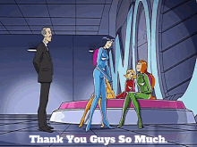 Totally Spies Britney GIF - Totally Spies Britney Thank You Guys So Much GIFs