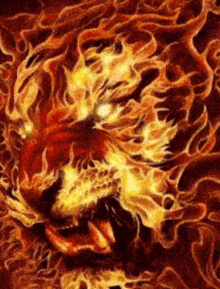 Flaming Lion GIF - Flaming Lion GIFs