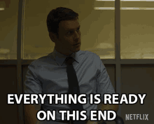 Everything Is Ready On This End Prepared GIF