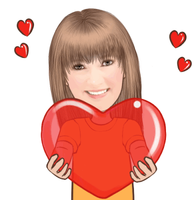 Love Heart Sticker - Love Heart In Love Stickers
