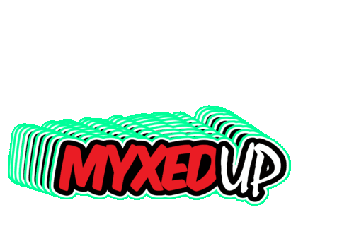 Myxed Up Creations Logo Sticker - Myxed Up Creations Logo Myxedup Stickers