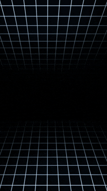 a black background with white squares that looks like a grid