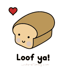 Bred Loof Ya GIF - Bred Loof Ya Love You GIFs