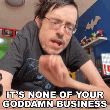 Its None Of Your Goddamn Business Ricky Berwick GIF - Its None Of Your Goddamn Business Ricky Berwick Stay Out Of It GIFs