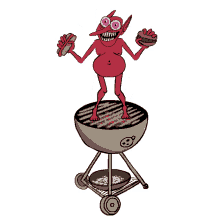 zacharysweet bbq cooking demon devil