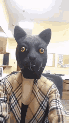 Cat Mask Selfie GIF