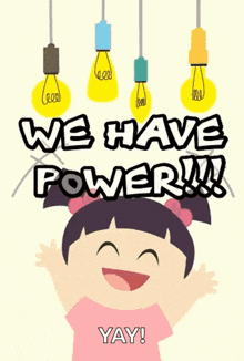 We Have Power Electricity Is Back GIF