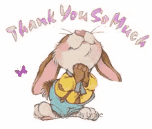 Thank You So Much Bunny GIF - Thank You So Much Bunny Cute GIFs