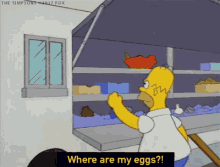 Eggs Homer Simpson GIF