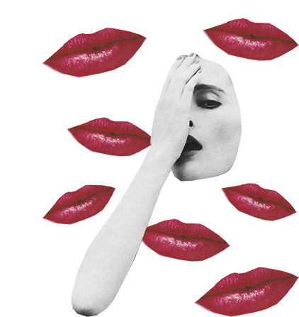 Kiss Lipstick Sticker - Kiss Lipstick Lips Stickers