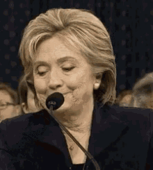 Hillary Clinton Smile GIF - Hillary Clinton Smile Bored GIFs