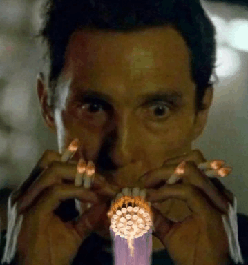 Starship Smoker Meme Mcconaughey Matthew Mcconaughey GIF - Starship ...