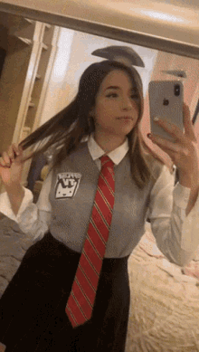 Pose School Girl GIF - Pose School Girl Tie GIFs