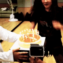 Hyuna Birthday Candles GIF - Hyuna Birthday Candles Blow GIFs
