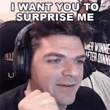 i want you to surprise me riggs surprise me show me what you got riggs gaming