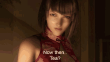 anna williams tea tekken would you like some tea now then
