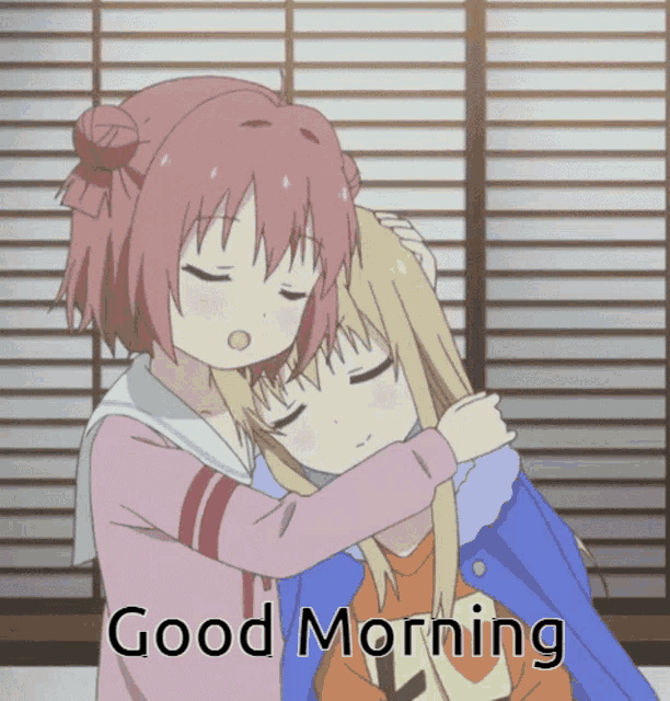 Good Morning Hug : r/animegifs
