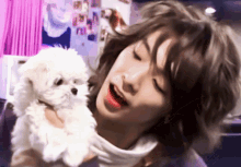 donghae super junior puppy long hair cute