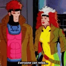 Gambit Everyone Can Relax GIF - Gambit Everyone Can Relax GIFs