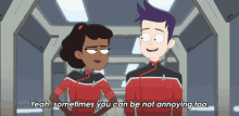 Yeah Sometimes You Can Be Not Annoying Too Ensign Mariner GIF