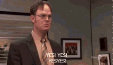 Yes Dwight GIF - Yes Dwight The Office GIFs