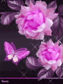 Pink Roses GIF - Pink Roses And GIFs