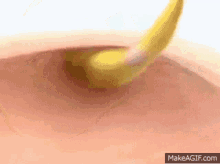 a close up of a person 's skin with makeagif.com written on the bottom