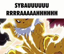 a picture of a cartoon character with the words sybauuuu rrrraaaahhhh written below it