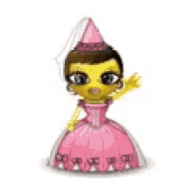 Happy Birthday Emoji Princess GIF - Happy Birthday Emoji Princess Waving GIFs