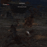 a screenshot of a video game with lord hokuto written on the screen