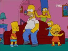 Simpsons Ghostbusters Dance GIF