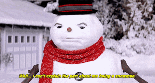 Jack Frost Well I Cant Explain The Part GIF - Jack Frost Well I Cant Explain The Part About Me Being A Snowman GIFs