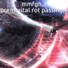 a screenshot of a video game with the words mmfgh premarital rot passing on it